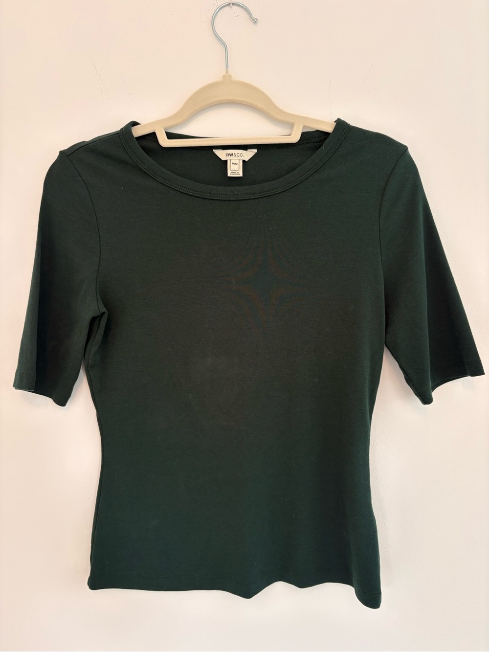 RW&CO. Dark Green Short Sleeve Crew Tee